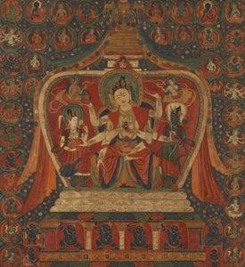 仏舎利塔の女神Ushnishavijaya